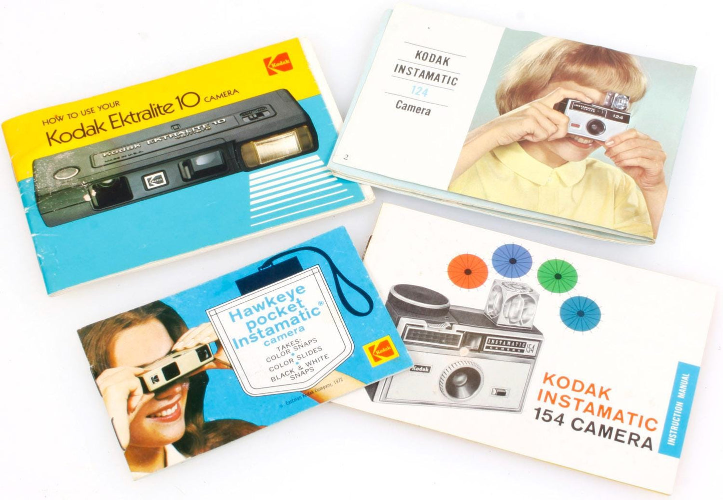 Kodak Camera Manuals Vintage Set of 4