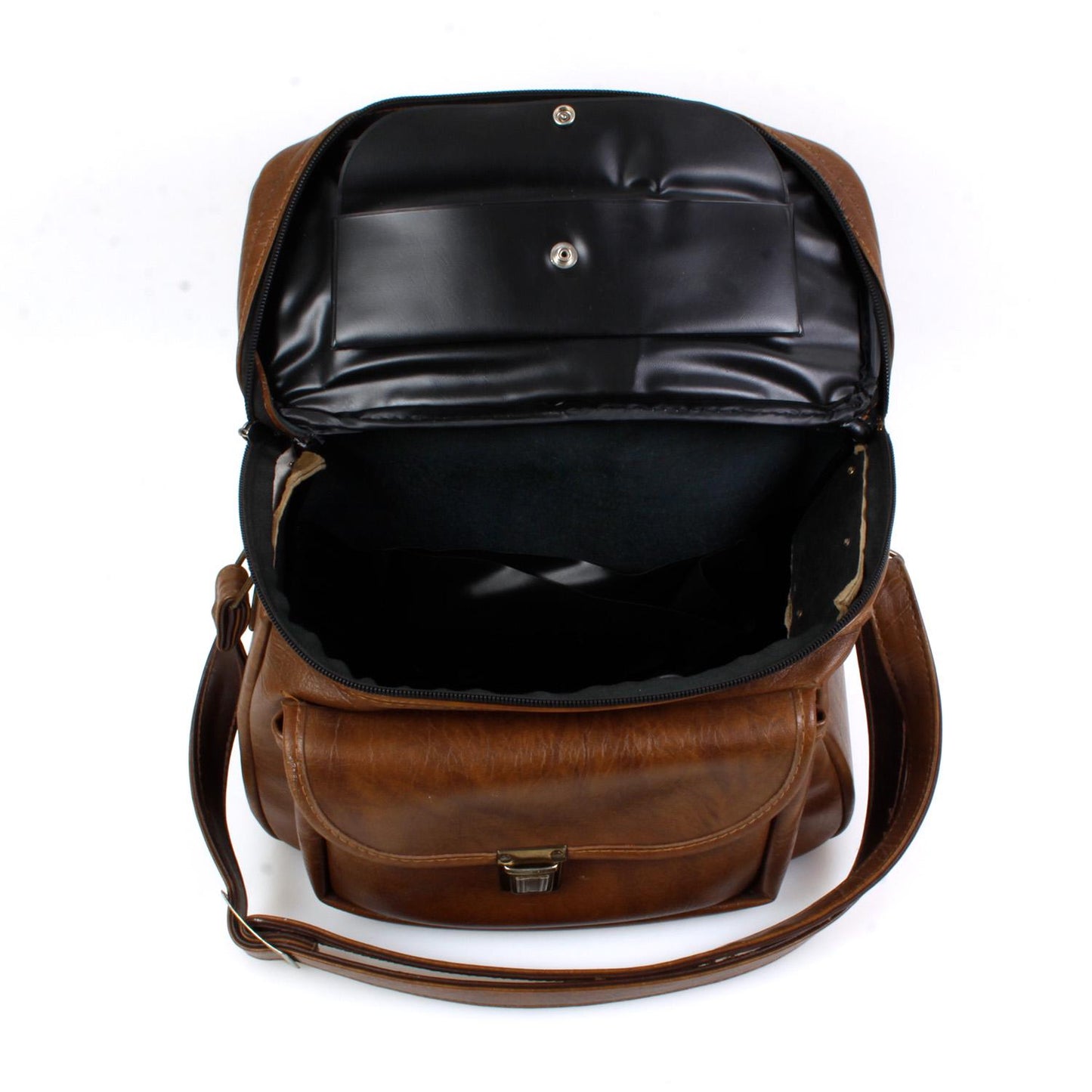 Vintage Leather Camera Bag Brown Leather Medium