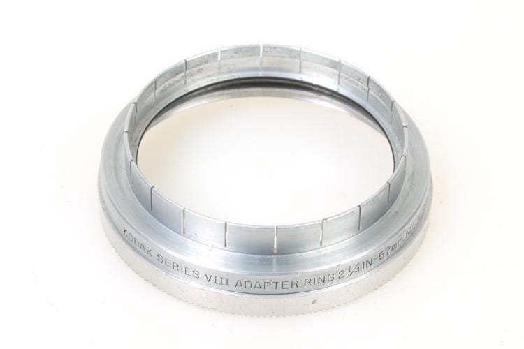 Kodak Series VIII 57mm 2 1/4 Inch Adapter Ring With Retaining Ring