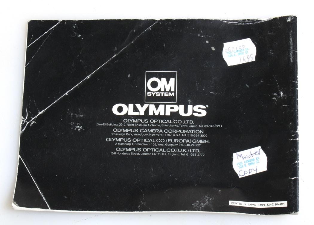 Olympus Electronic Flash T32 Manual English