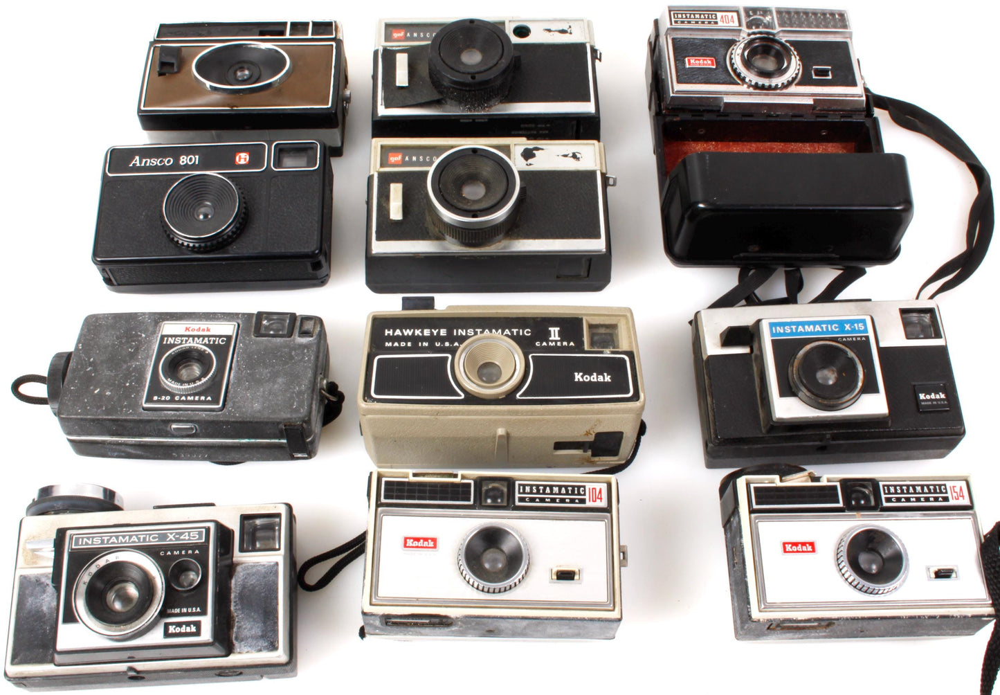 126 Film Camera Lot of 11 As Is Parts or Prop