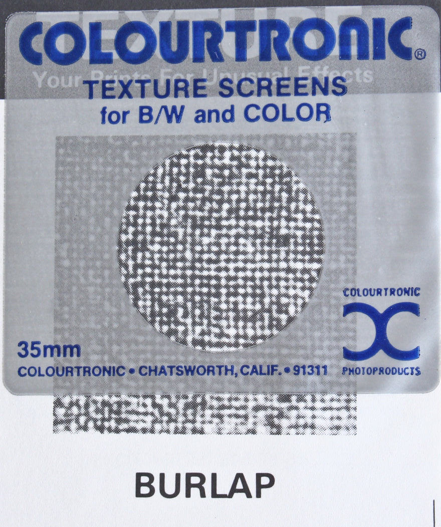 Colourtronic 35mm Texture Screen for Darkroom Printing, Burlap
