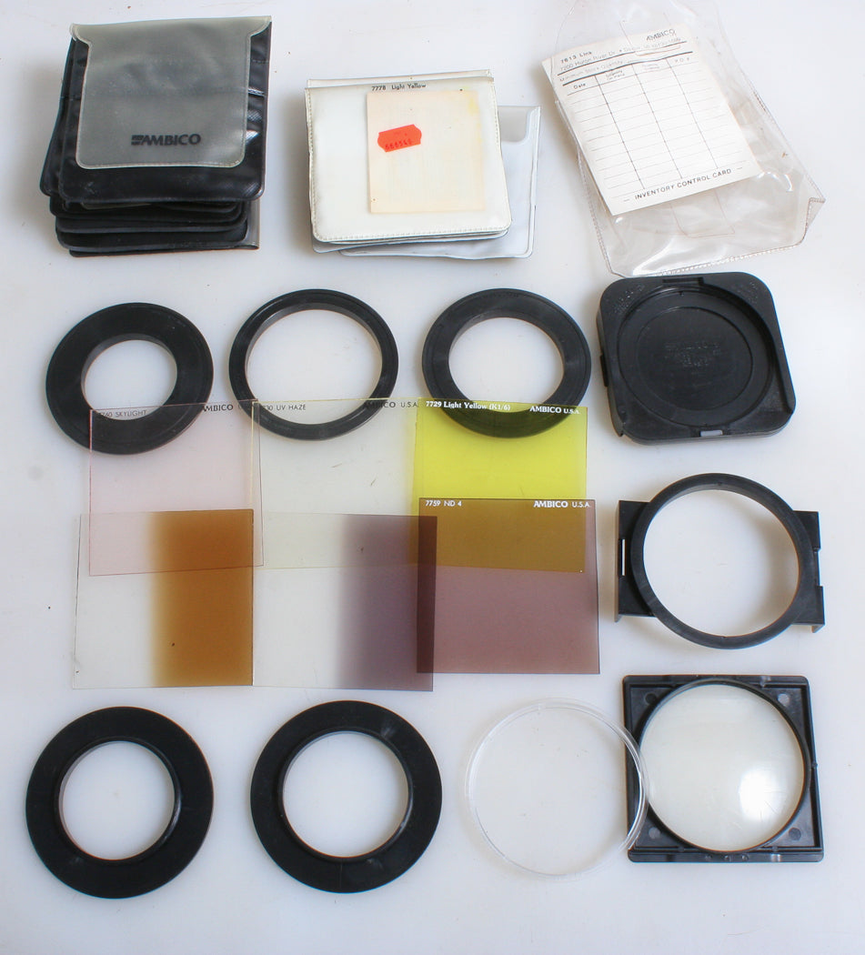 AMBICO ADAPTER AND FILTERS, SET OF 15