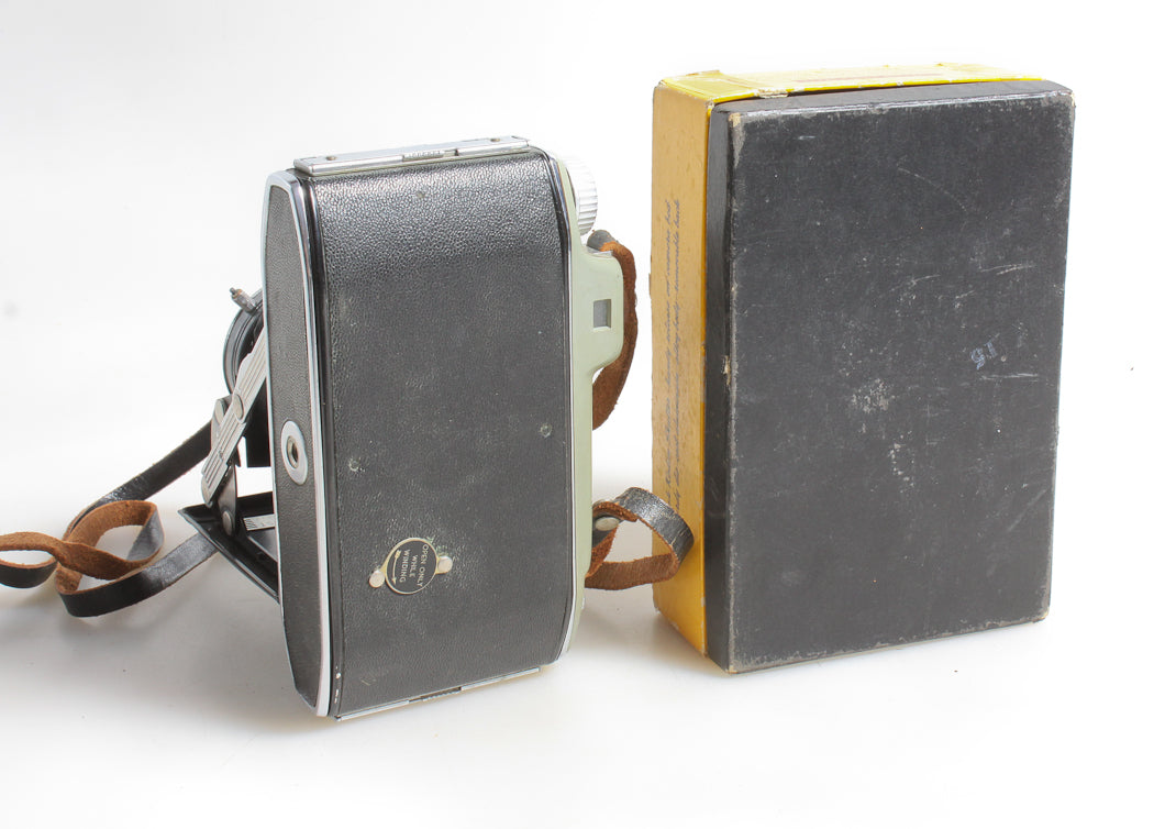 KODAK ART DECO FOLDING BELLOWS CAMERA, IN ORIGINAL BOX