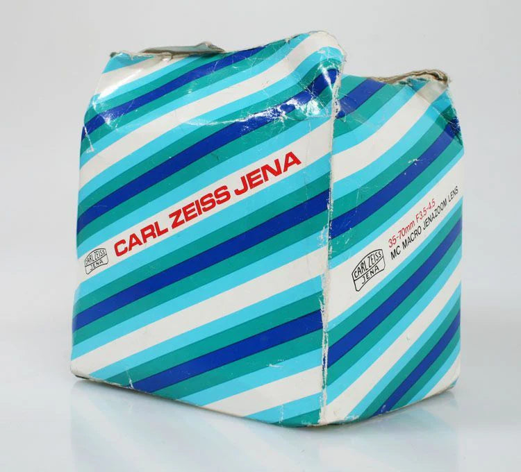 STRIPED BOX FOR CARL ZEISS JENA MACRO JENAZOOM LENS
