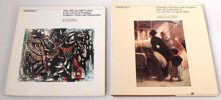 SOTHEBY'S AUCTION SET OF 2 BOOKS