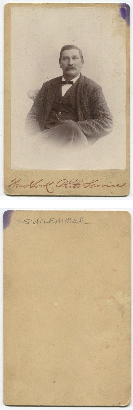 SETH LEMMER ON CABINET CARD BY NEW YORK PHOTO SERVICE.
