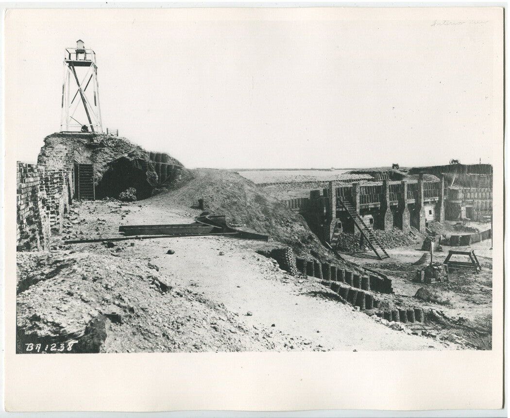 CIVIL WAR ERA CAMP AND GUARD TOWER. BRADY COLLECTION, CONTEMPORARY 8X10 PRINT.