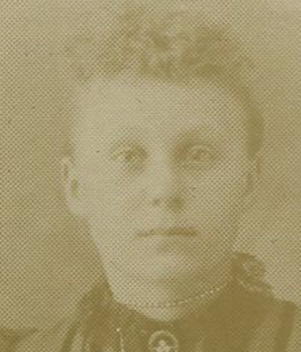 Vintage Naperville Photo: Young Portrait with Tufted Chair, Original Studio