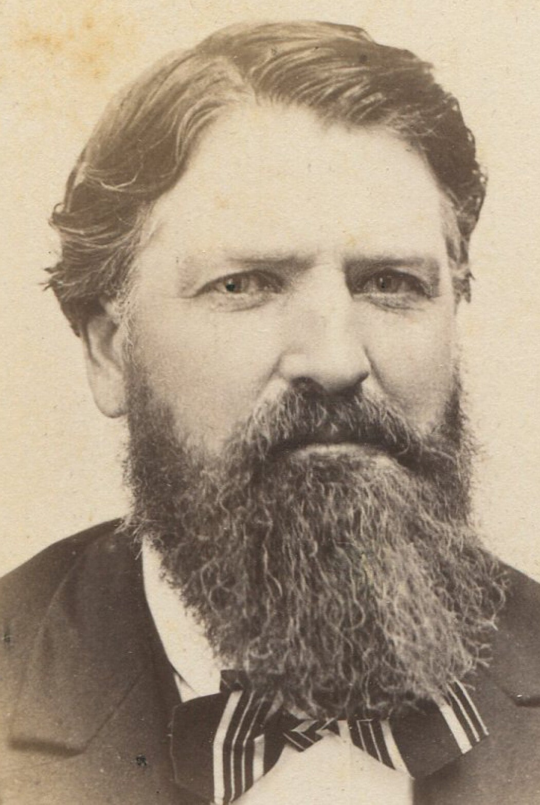Rare Vintage Bearded Card Shark Cabinet Card Original Newark NJ Portrait