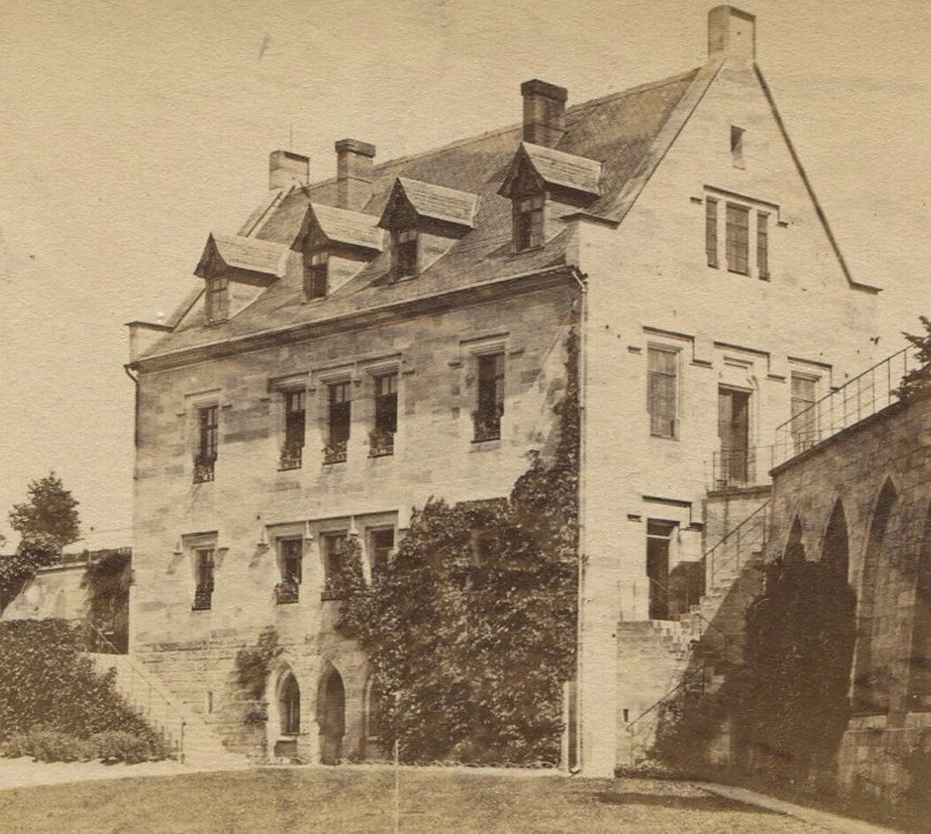 ARCHITECTURAL, STONE BUILDING. BERLIN, GERMANY. CDV.