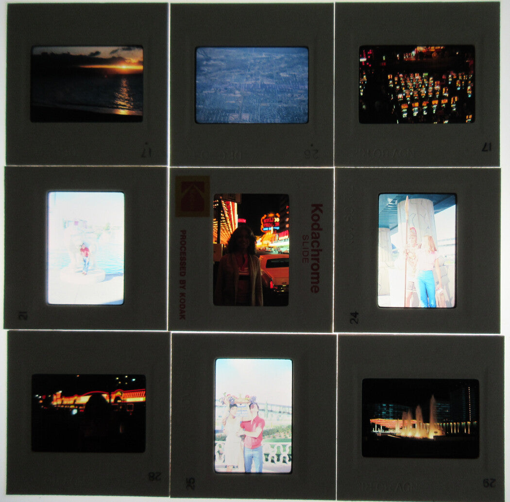 LAS VEGAS, 1980s AMERICAN LIFE. 20 PLUS KODACHROME SLIDES.