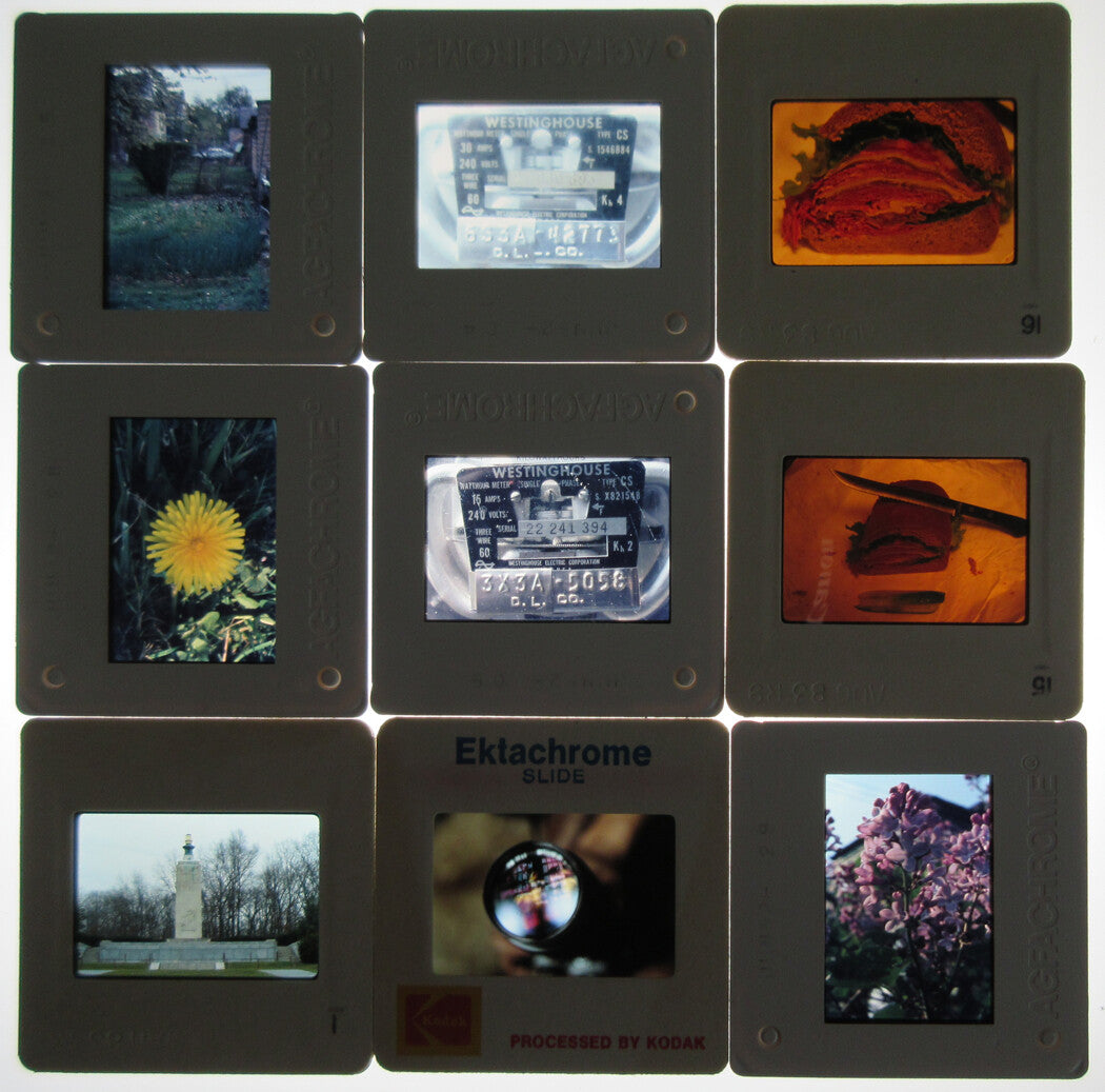 MISC KODACHROME SLIDES, 1980s AMERICA. 20 PLUS SLIDES.