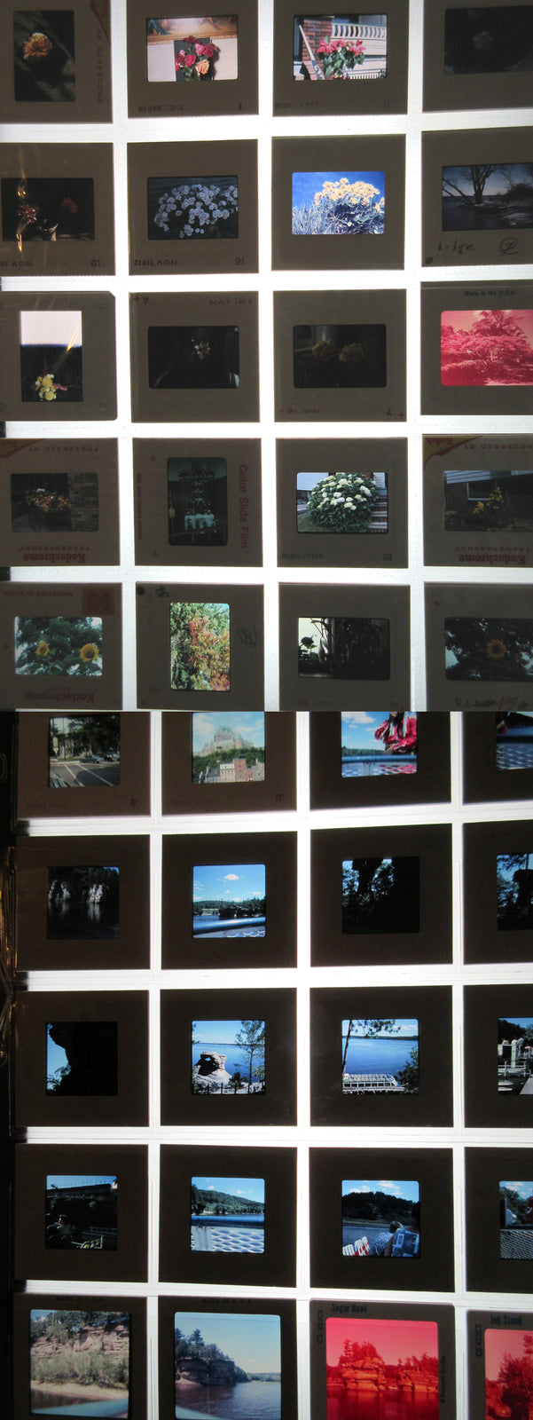 MISC KODACHROME, EKTACHROME SLIDES, AMERICANA. 90 PLUS SLIDES.
