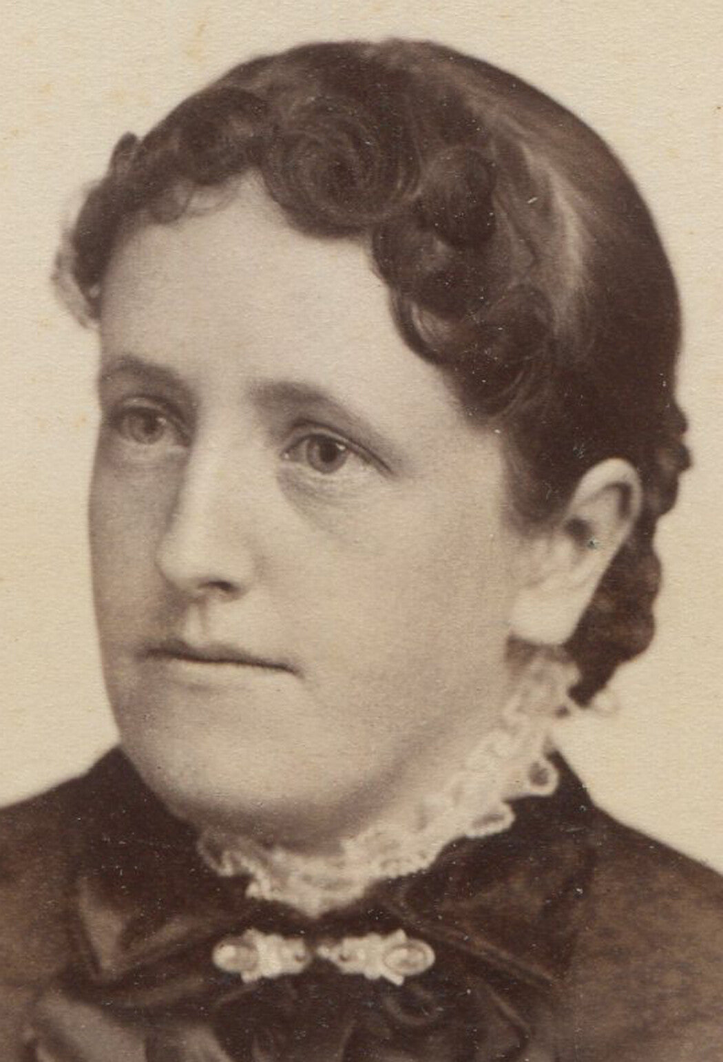 RAGGEDY ANN LOOK ALIKE. CABINET CARD. HARTFORD, CONN.