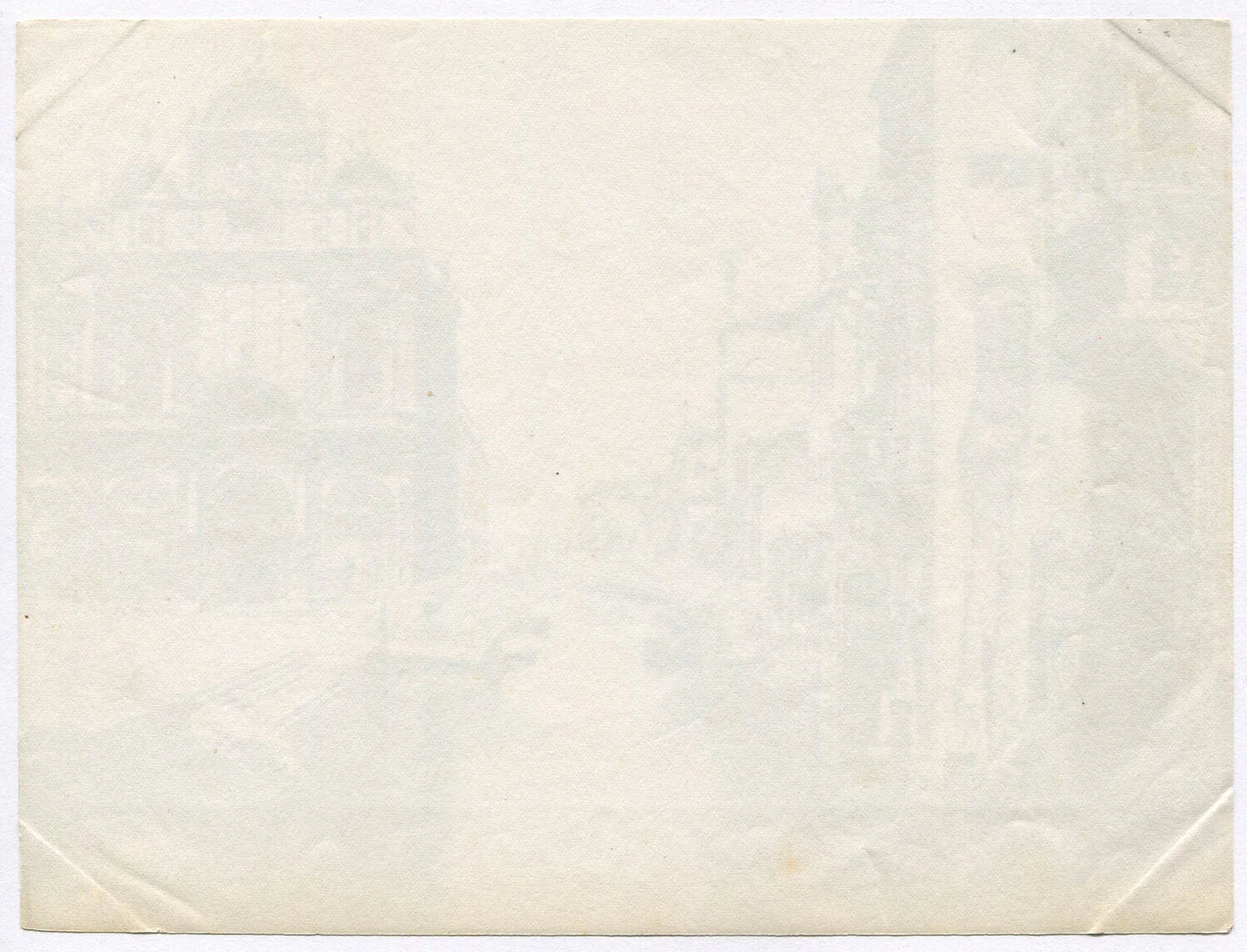 Vintage Venice Photo: Canal with Gondolas, Bridge & Buildings -- Unmounted Albumen Print, Original