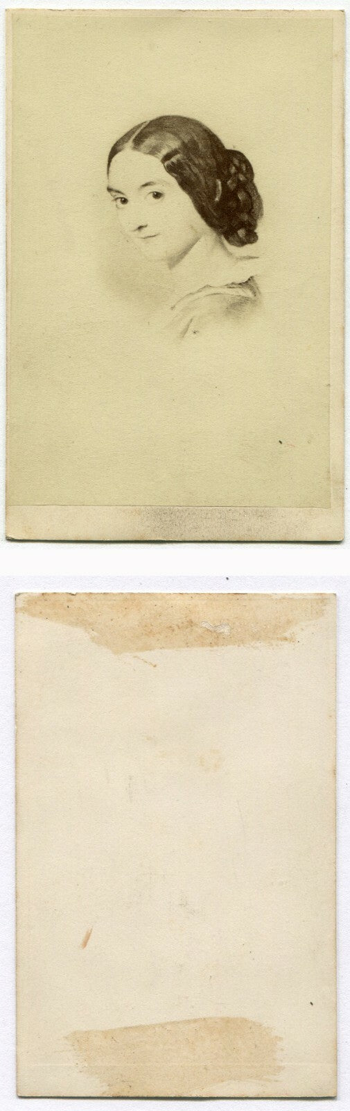 LADY HOLLAND, PHOTO OF ARTWORK. CDV.