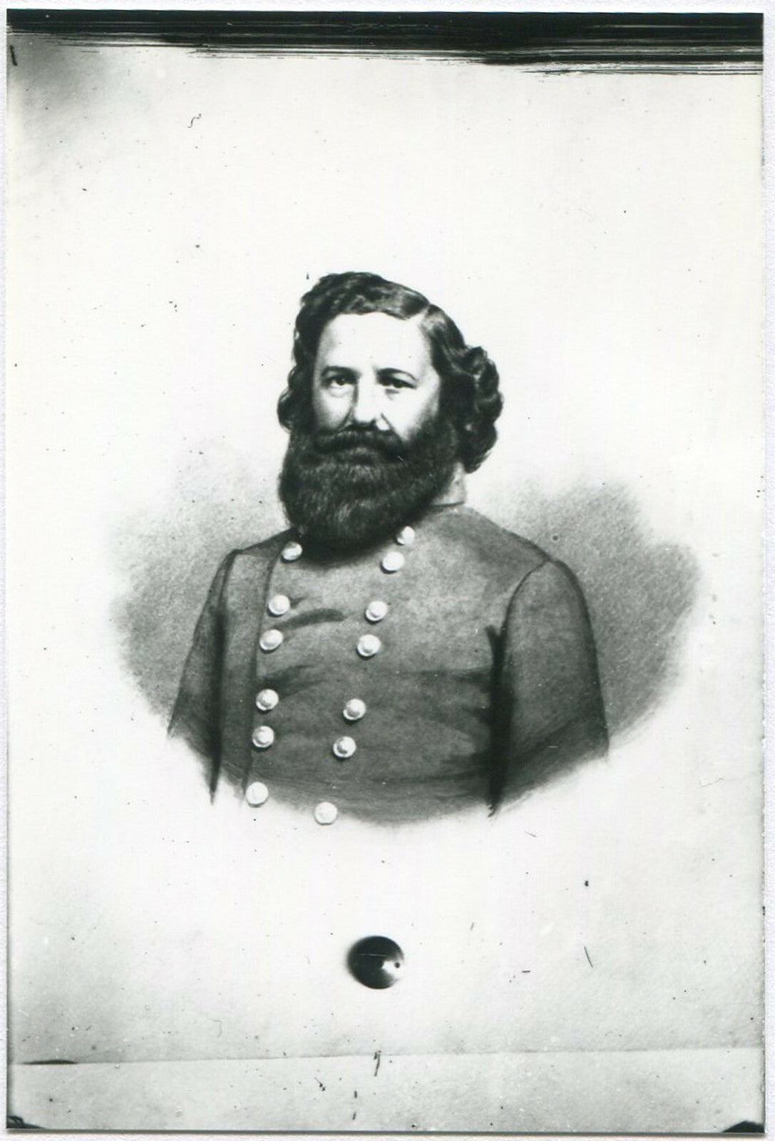 Vintage 8x10 Civil War Photo Portrait General Lafayette McLaws CSA Confederate