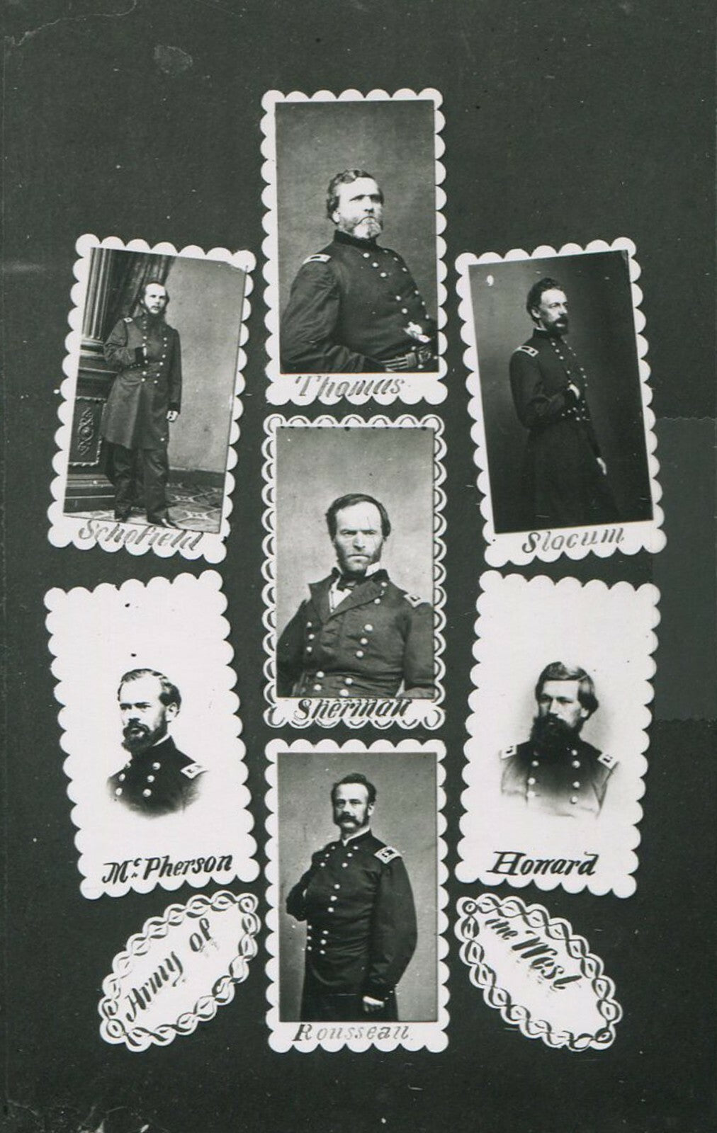 Vintage Civil War Generals USA Photo Collection - 8x10 Reproductions, Historic