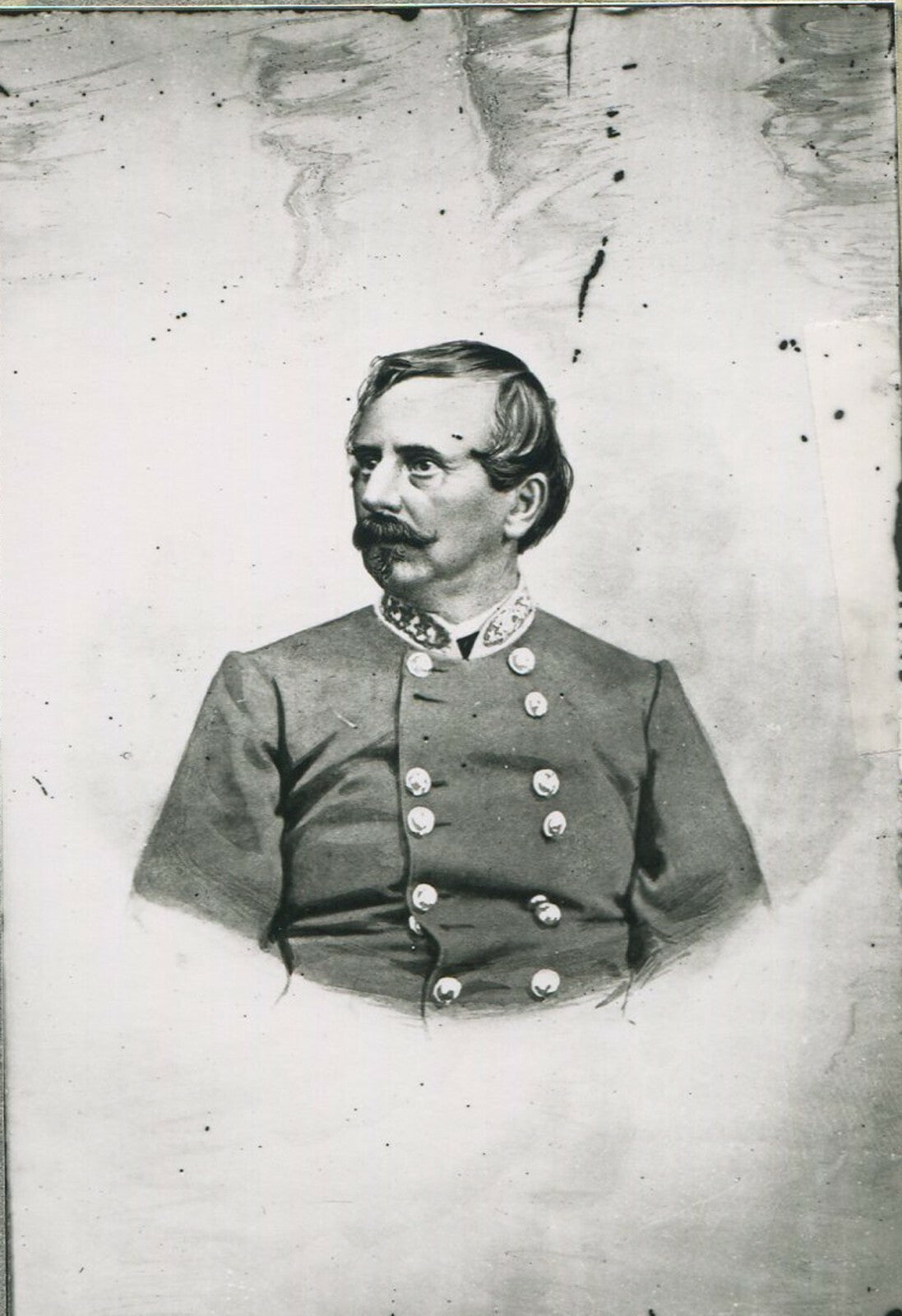 CIVIL WAR GENERAL, CSA. 8x10 REPRODUCTION - 8x10 reprint
