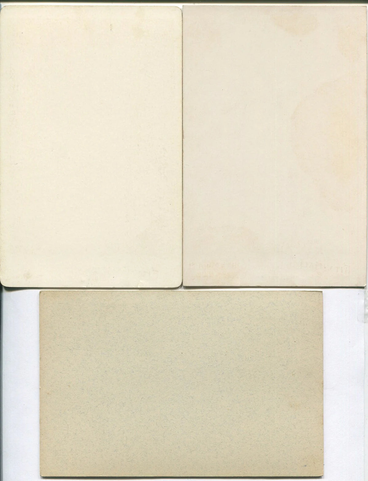 WOMEN IN HIGH COLLARD. 3 SET CABINET CARDS.