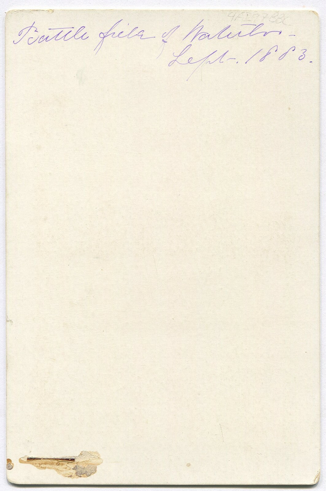 NAPOLEON, PHOTO OF ENGRAVING. CABINET CARD.