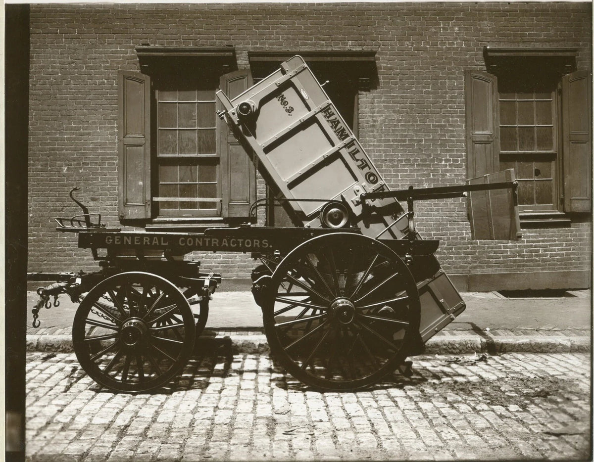 HAMILTON GENERAL CONTRACTORS,COMMERCIAL DELIVERY HORSE DRAWN WAGONS, PITTSBURGH