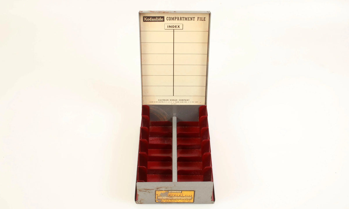 Vintage Kodak Kodaslide Compartment File Film Slide Holder 1963