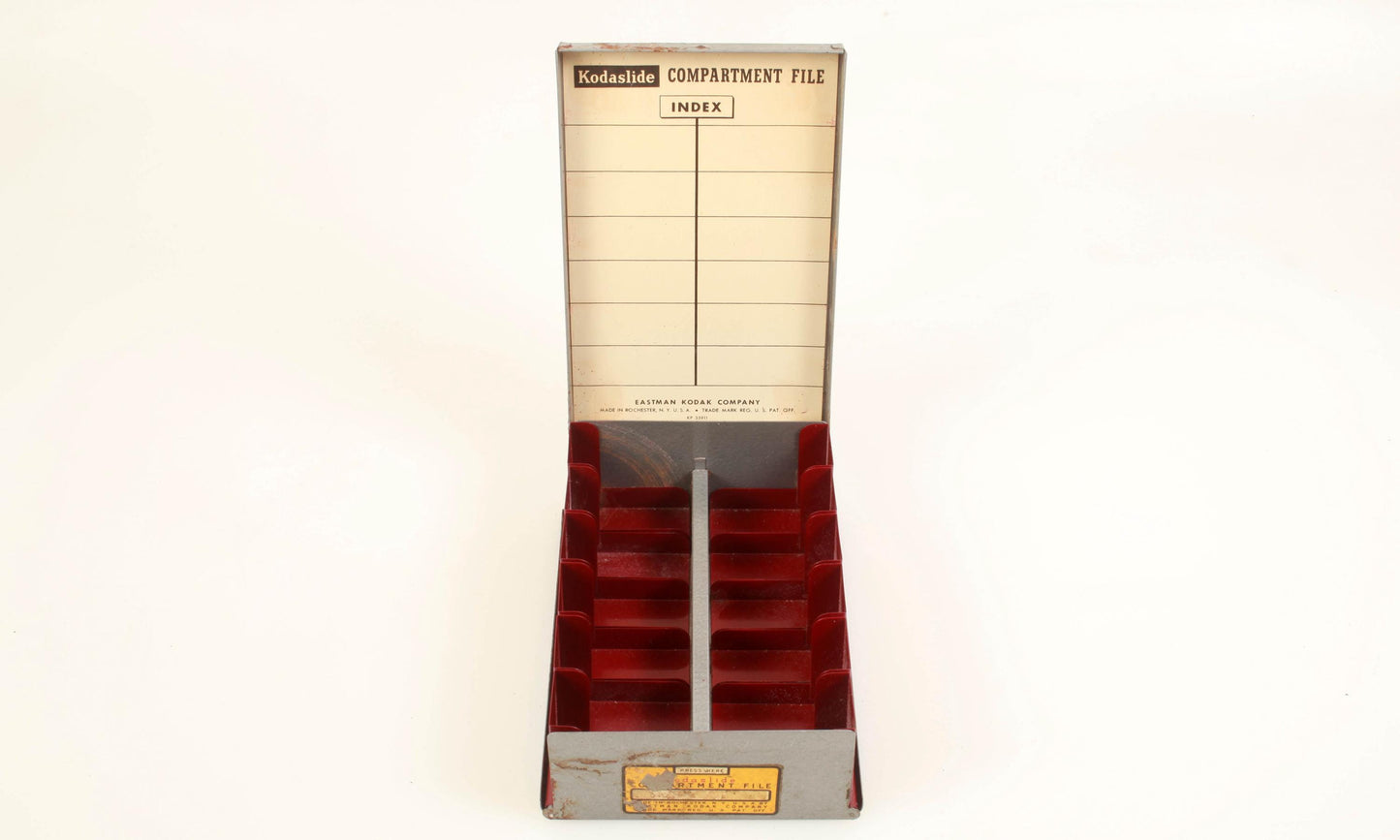 Vintage Kodak Kodaslide Compartment File Film Slide Holder 1963