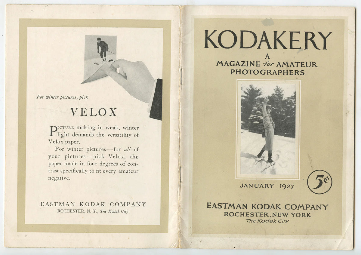 KODAKERY JAN 1927 EDITION VINT MAGAZINE FOR PHOTOGRAPHERS, IMAGES/ARTICLES/ADS