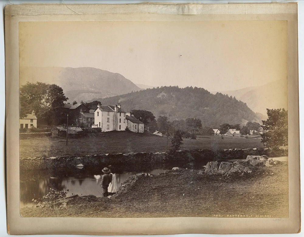 LOCOMOTIVES 1890S, LONDON NW RAILWAY + PATTERDALE VILLAGE PHOTOS