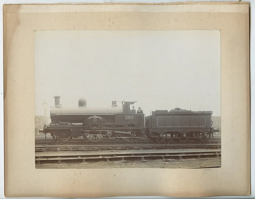 RAILROAD STEPHENSON LOCOMOTIVE + OTHER VINTAGE PHOTOGRAPHS 6X8 + 4X6