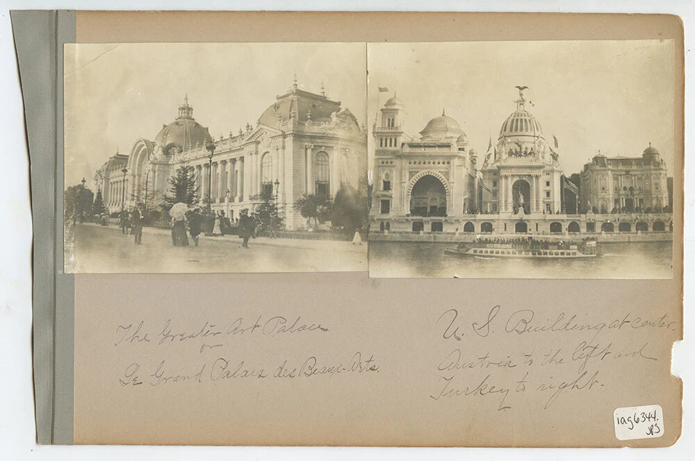 ART + ARCHITECTURE ORNATE PALACE INFO ON EACH UNDER 4 VINTAGE PHOTOS