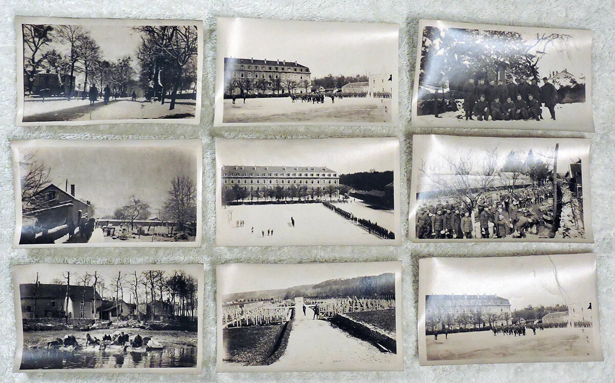 SAINT CHAMOND WWI FRANCE LINE 1918 GROUP OF 17 PHOTOS