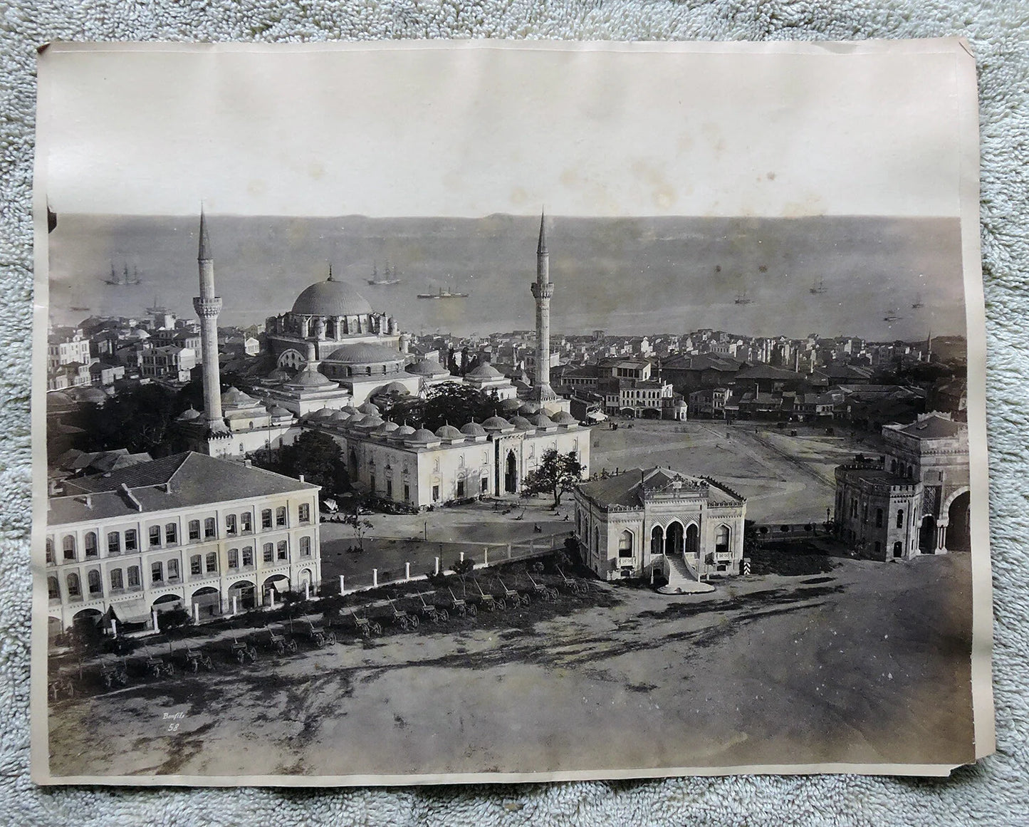HAGIA SOPHIA, ART + ARCHITECTURE, VINT ALBUMEN PRINT