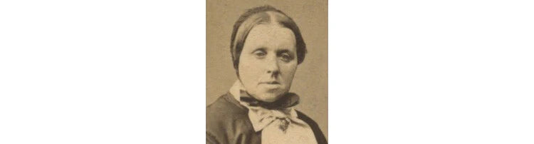 KALUNDBORG, DENMARK, CDV PHOTO, LADY W/ BONNET + BOOK
