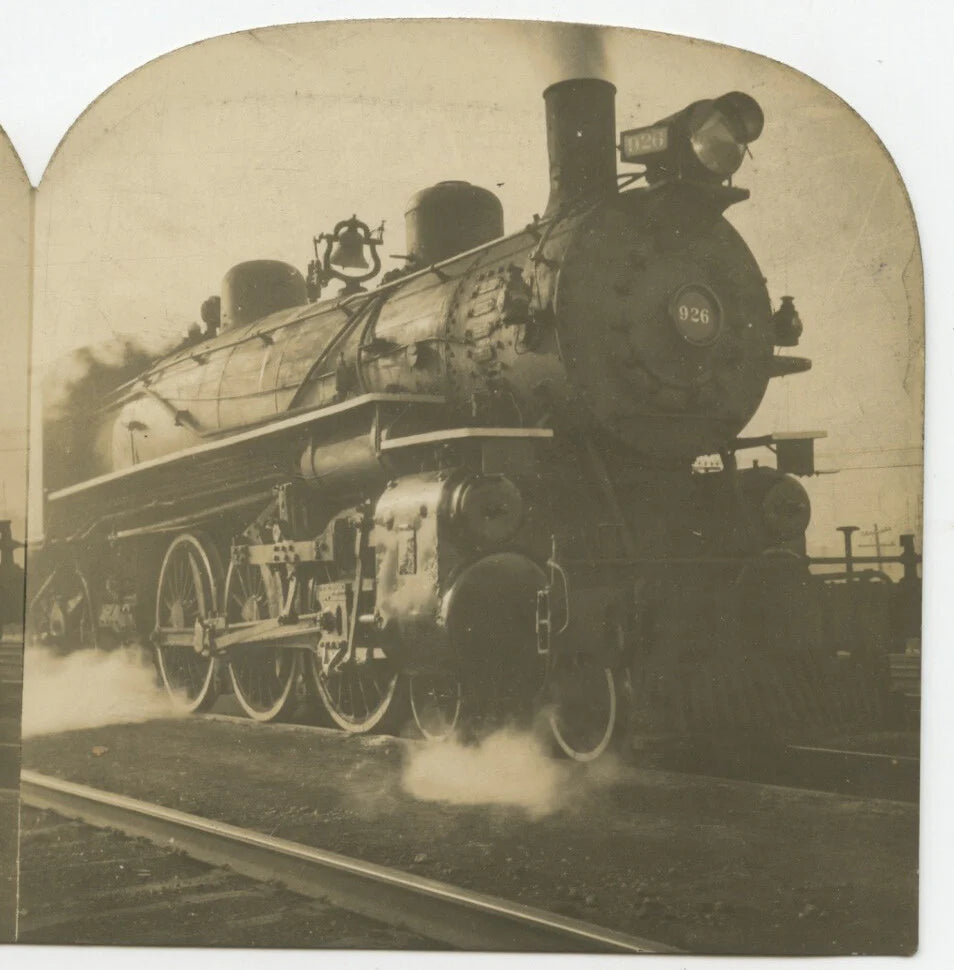 LOCOMOTIVE ENGINE IN STERO UNCUT RARE