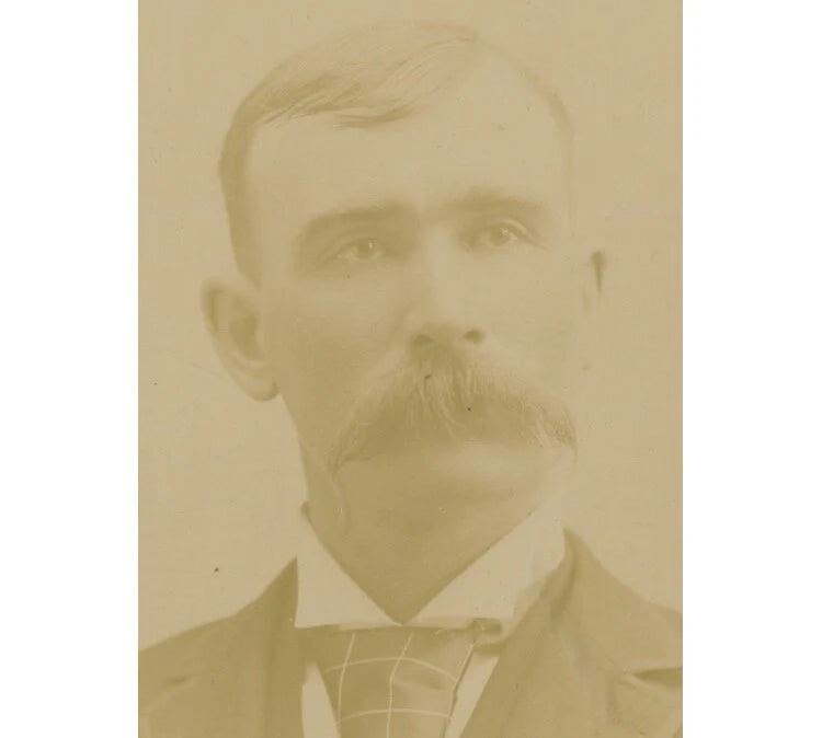 GREENVILLE, PA, PHOTO BY MILLER, WELL-DRESSED MAN W/ MUSTACHE