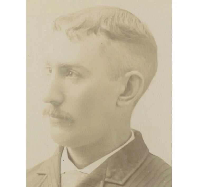 OLEAN, NY, PHOTO BY WINSOR, MAN IDED ON BACK, CHARLES BEEBE