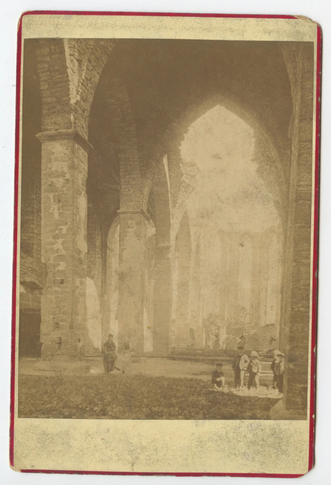 ARCHITECTURE, ST. NICOLAS, ARCH, HEMSE, GOTLAND, VINT PHOTO