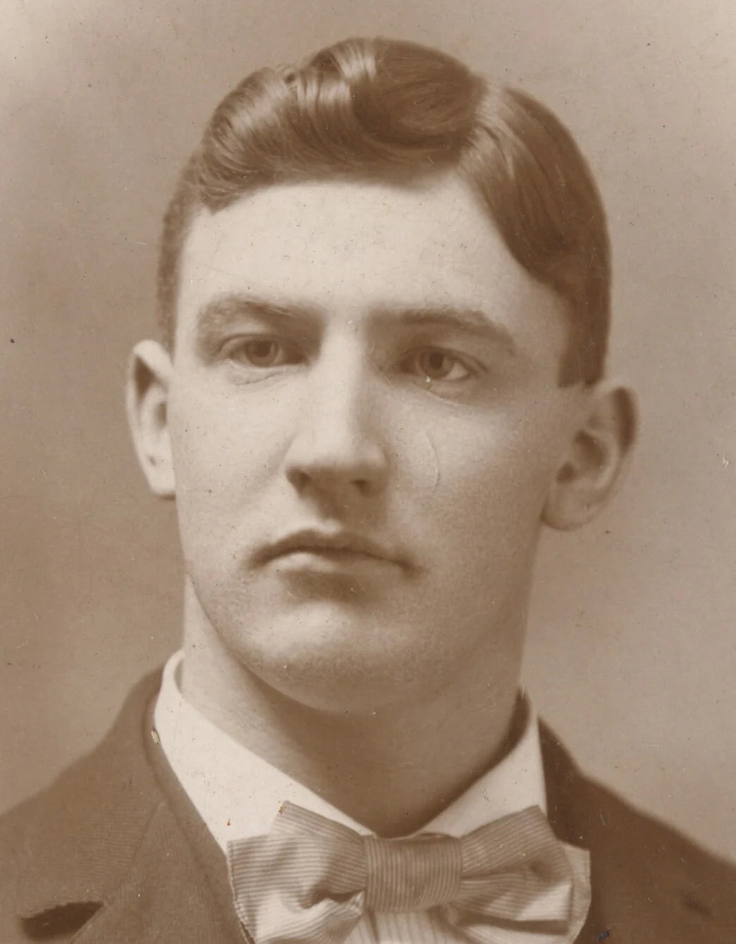 ORANGE, MASS, PHOTO OF HANDSOME MAN, LADIES NAMES ON BACK