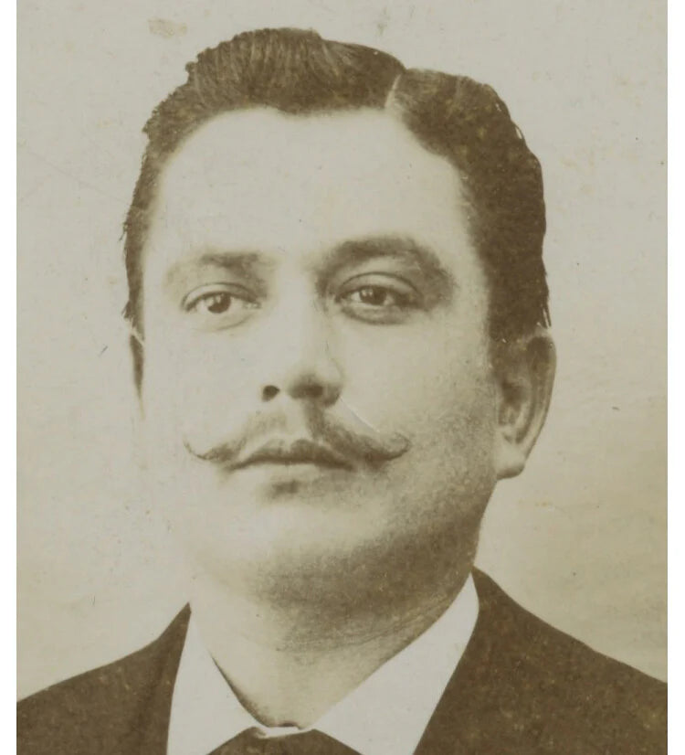 STUDIO PHOTO MAN IDED/INFO ON BACK PIERRE FABICK