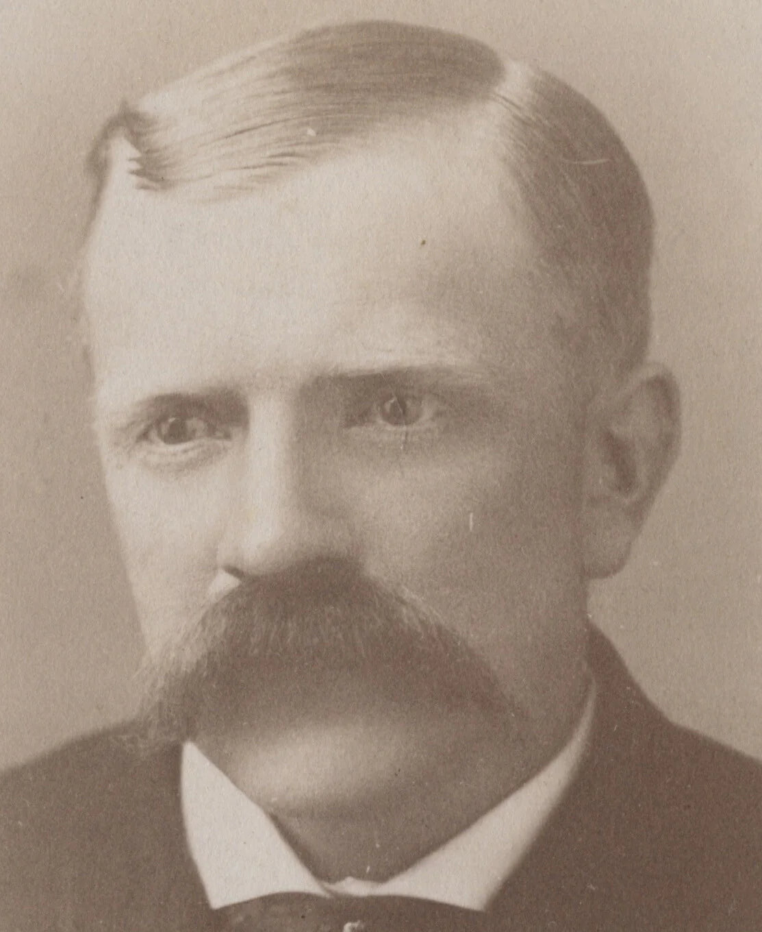 FROM OURAY, CO, PHOTO OF MAN W/ MUSTACHE + GREAT SUIT