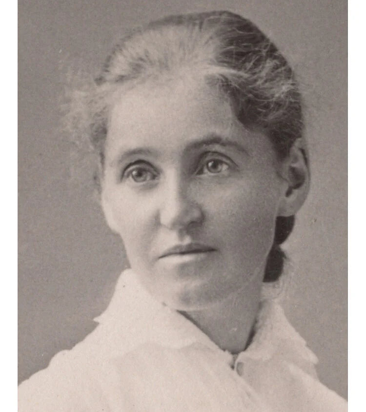 FROM HAVERHILL, MASS, PHOTO OF LADY W/ PRETTY WHITE DRESS