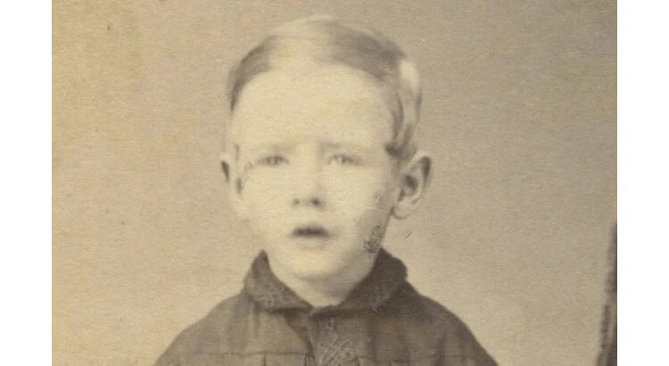 LITTLE BOY W/ KEPI, SAN FRANCISCO, CA, PHOTO