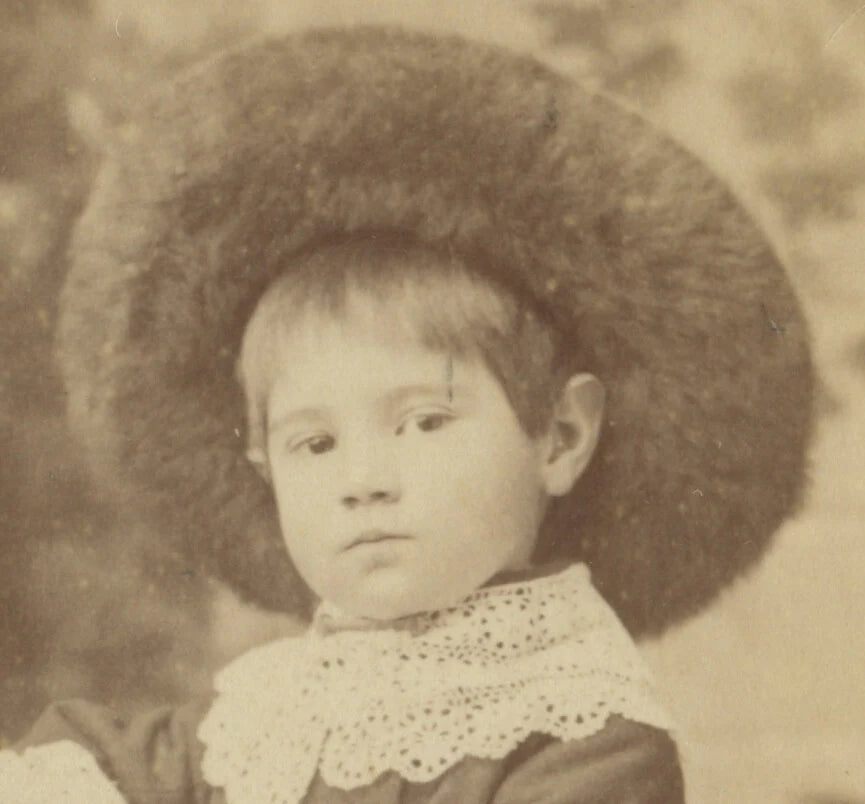 SAN FRANCISCO, CAL, PHOTO OF CUTE CHILD IDED ON BACK MIRIAM PERKINS?