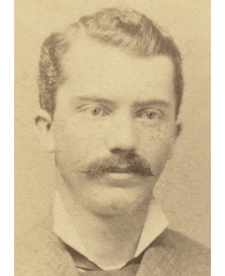 FROM BOONVILLE, MO, PHOTO OF MAN W/ NICE SUIT, MUSTACHE