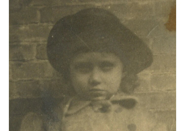 LITTLE GIRL W/ TOY DRUM PHOTO