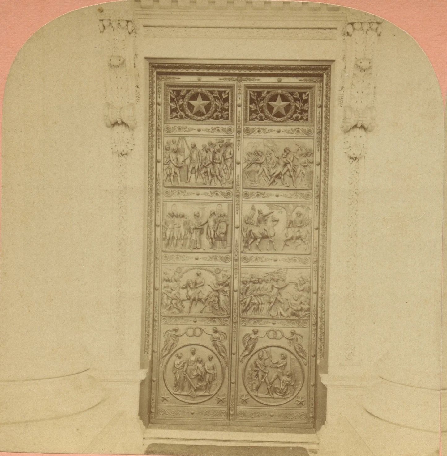 ARCHITECTURE, WASHINGTON DC, VINT PHOTO US CAPITOL DOORS