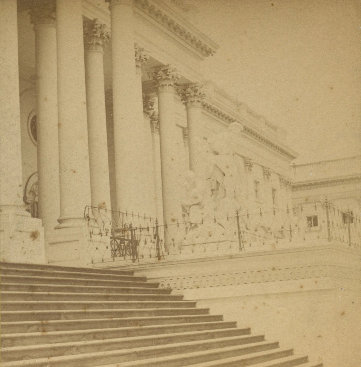 ART + ARCHITECTURE, WASHINGTON DC, VINT PHOTO SENATE, STATUE
